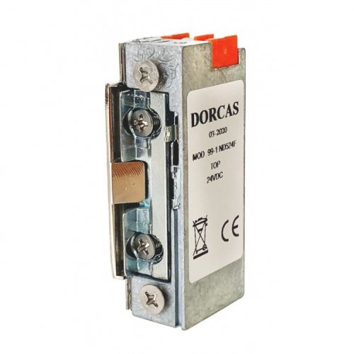 Elektrozaczep Dorcas 99-1NDF-524-TD z dźwignią Rewers 24V DC